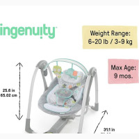 Ingenuity Swing and Go Portable Swing