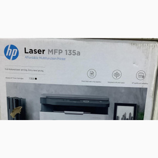 HP Laser Mfp135a - Print, Scan, Copy, 2-Line LCD Keypad