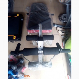 Sit Up Bench With Resistance Band And Push Up Bar