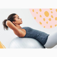 Bodyfit Anti-Burst Exercise Ball - Perfect for Pregnancy