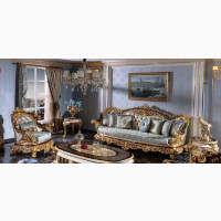 Turkey Complete Sofa 3+3+1+1+2 S.Stool + 1 Centretable (Az)