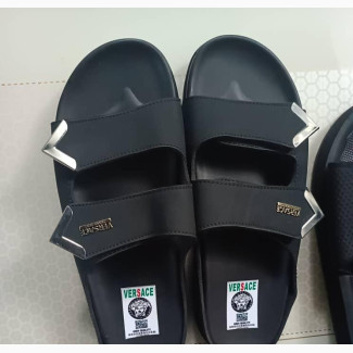 Versace Men#039;s Slip-On Footwear - High Quality Designer Slippers