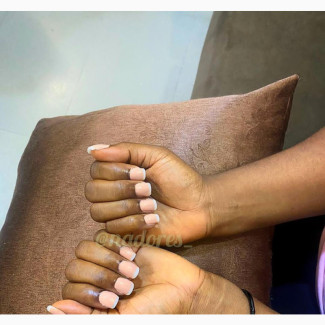 A Well Manicured Fixed Gel Nails, Home Service