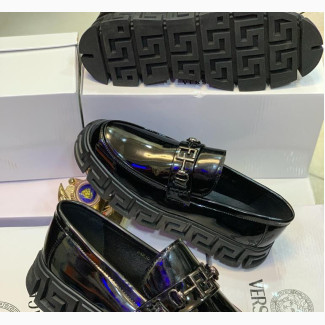 Men#039;s Versace Leather Loafers