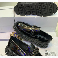 Men#039;s Versace Leather Loafers