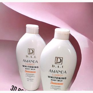 Amanda Carrot Whitening Body Milk - Get That Radiant Glow