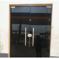 Frameless Glass Door Grey