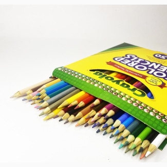 Crayola Colored Pencils Set 50 - Bright, bold colors for creative kids
