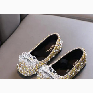 Bling Sequinned Girls Shoes