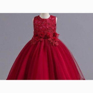 Stunning Wine Ceremonial Ball Gown - Brand New