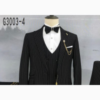 Turkish Maligan Bold Stripe Men#039;s Suit - Brand New