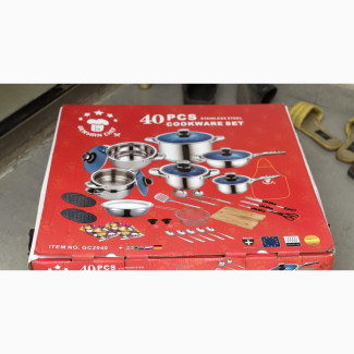 German Chef Stainless Steel Cookware Set - 40pcs