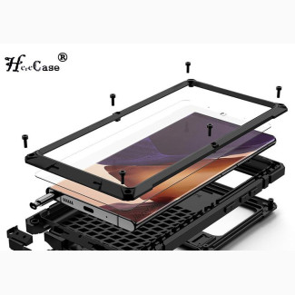 Aluminum/Silicon Armor Case for Samsung Galaxy S23 S23 Plus