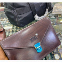 Mont Blanc Men#039;s Genuine Leather Armpit Purse