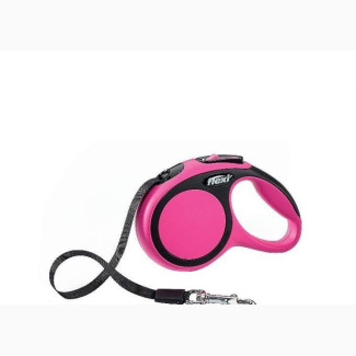 Flexi New Comfort Retractable Tape Dog Leash Pink 26 Foot