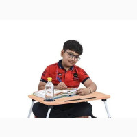 Multipurpose Foldable Wooden Laptop Table With Cup Holder