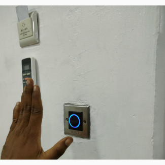 Touchless Exit Button - Perfect for Sterile Environments