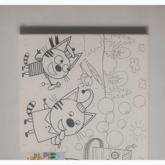 Pre Drawn Kids Canvas