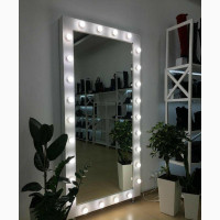 Mirror with LED Lights - Available in Different Colors