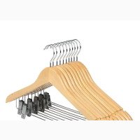 Quality Wooden Clothes Hangers 10pcs
