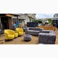 7 Seater Living Room Fabric Made Sofa Chair - Quality Comfort Assured