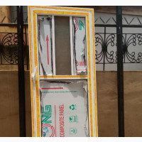 Aluminum Toilet Hinge Door Series 1 - Brand New
