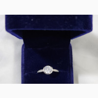 Classy Silver-Plated Engagement Ring