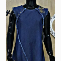 Turkish Blue Jean Gown