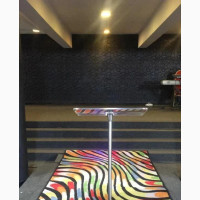 Imported Acrylic /Metal Single Pole Lectern (Gold/ Silver) - ₦45, 000