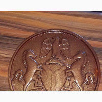 Custom 3d Relief Carving on Wood, Emblems Logo Picture