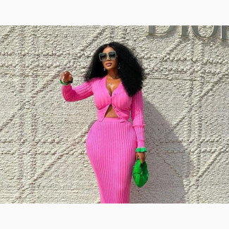 Stunning Louis Vuitton Pink Pencil Dress