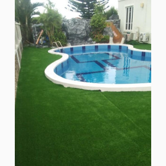 Artificial Turf/Grass For Hotel Swimming Pools
