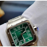 Cartier Green Face Wristwatch for Men - Brand New