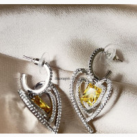 Zirconia Silver Earrings