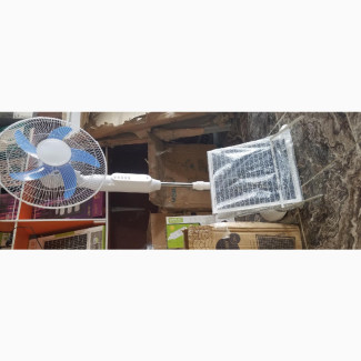 2in1 Solar Standing Fan 25W