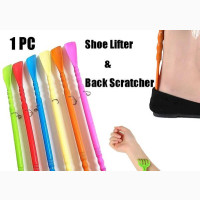 1 Pcs Long Handle Shoe Horn Back Scratcher