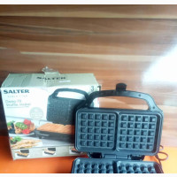 Salter Waffle Maker - Brand New, Electric, Black