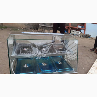 Food Warmer with 3 Plates and 3 Trays