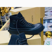 Bottega Veneta Jumbo High Luxury Sneakers in Black