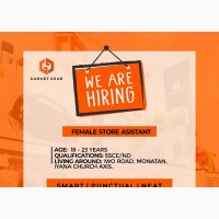 Female Store Assistant Needed