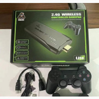 M8 64G Wireless Retro Game Console 2.4G HD Arcade PS1 U Bao