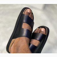 Quality Leather Black Pams for All Sizes