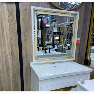 Unique Cabinet Basin With LED Mirror