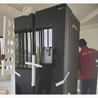 Hisense 516L Mirror Black Side by Side Fridge With Dispenser