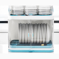 2 Tiers Dish Drainer Cabinet