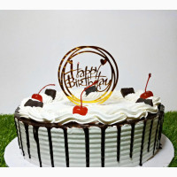 Whipped Cream Birthday Cake
