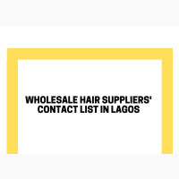 Wholesale Hair Vendors#039; Contacts