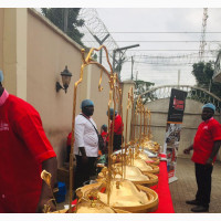 Gold Hanging Cover Chaffing Dishes