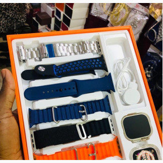 T55 Smart Watch With 7 Straps