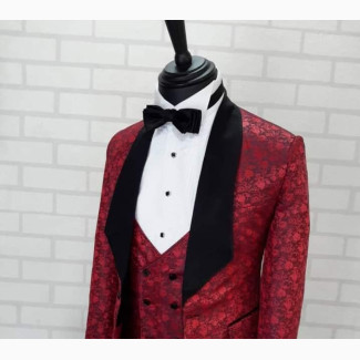 Tailored Bespoke Damask Suits